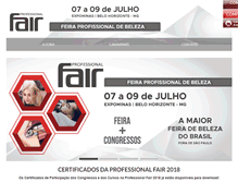 Tablet Screenshot of professionalfair.com.br